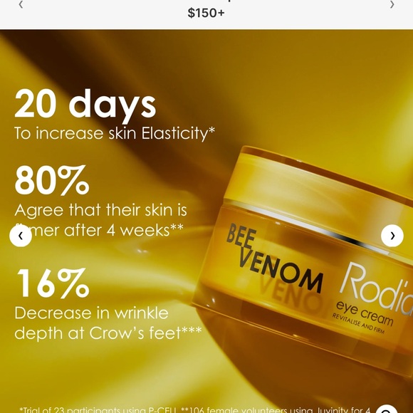 Rodial Bee Venom Firming Eye Cream. 25ml. - Picture 4 of 4